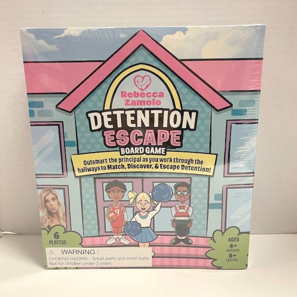 Rebecca Zamolo Detention Escape Board Game Kids Family Strategy RBA01004 NEW